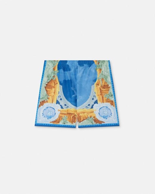 Bañador Bermuda Con Versace de hombre de color Blue