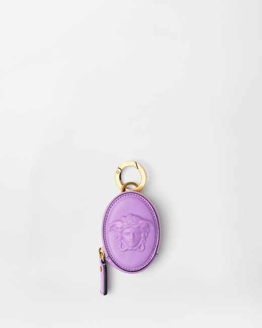 Versace Pink Lou Nappa Coin Purse