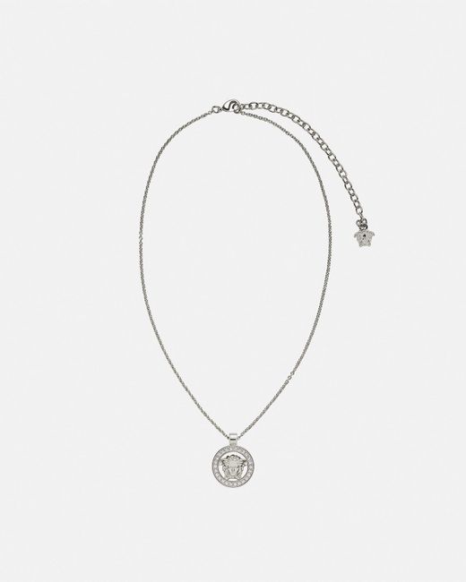 Collana Con Pendente Icon di Versace in White