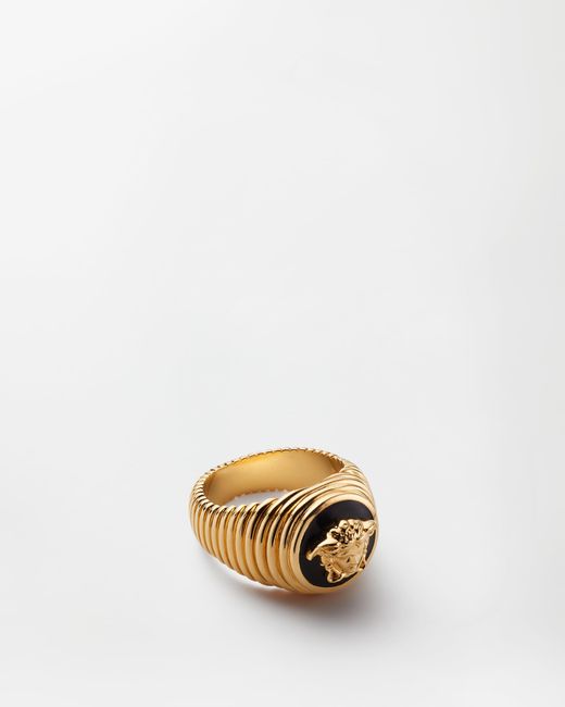 Versace Metallic Medusa Ring