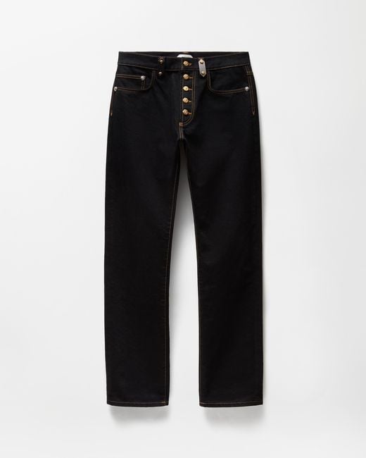 Vaqueros Rectos Versace de hombre de color Black