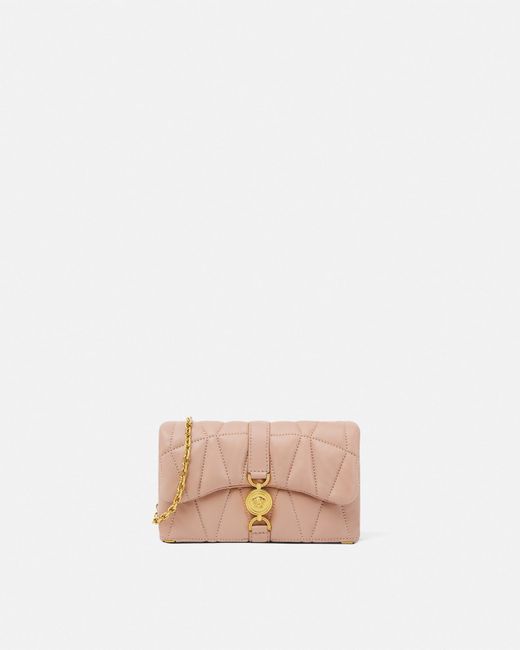 Versace Pink Gesteppte Minibag Kleio