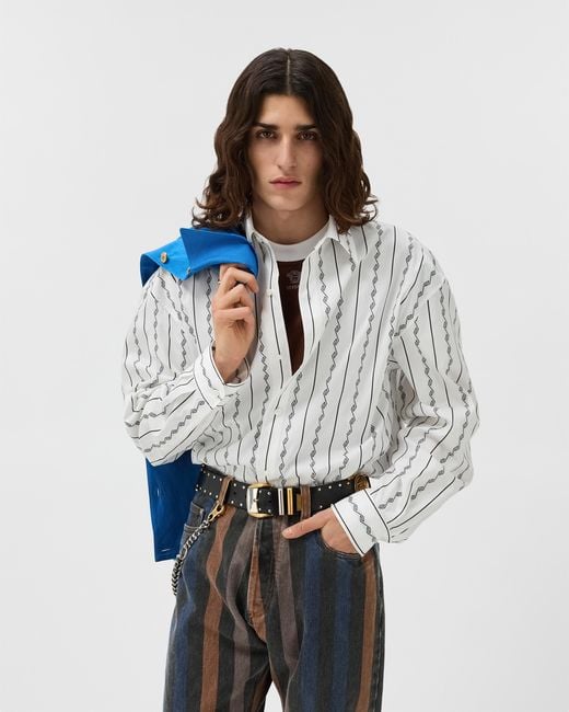Camicia di Versace in White da Uomo