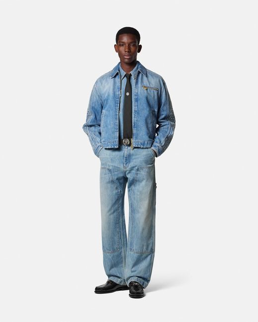Vaqueros Carpenter Versace de hombre de color Blue