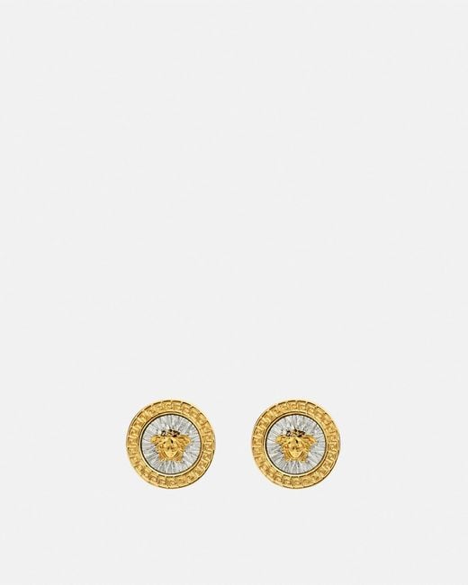 Versace Icon-Kristall-Ohrringe in Metallic für Herren