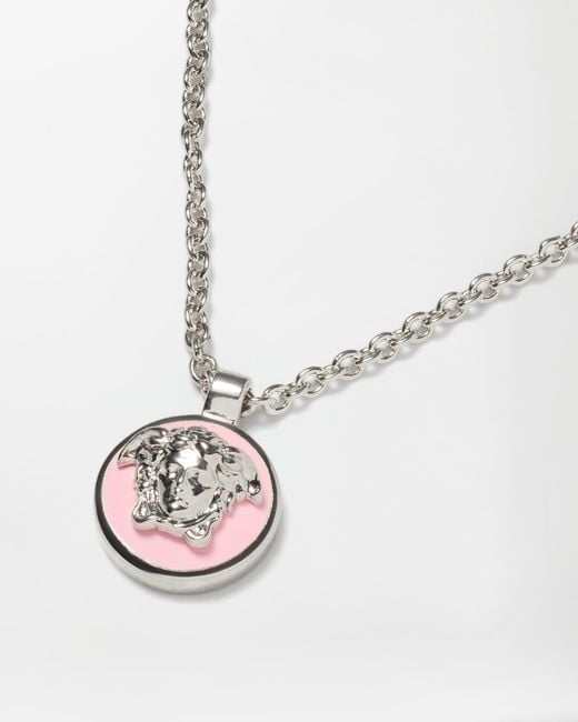 Versace White Medusa Necklace
