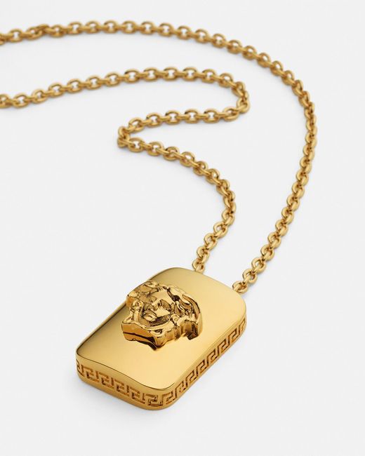 Collana Medusa di Versace in White da Uomo