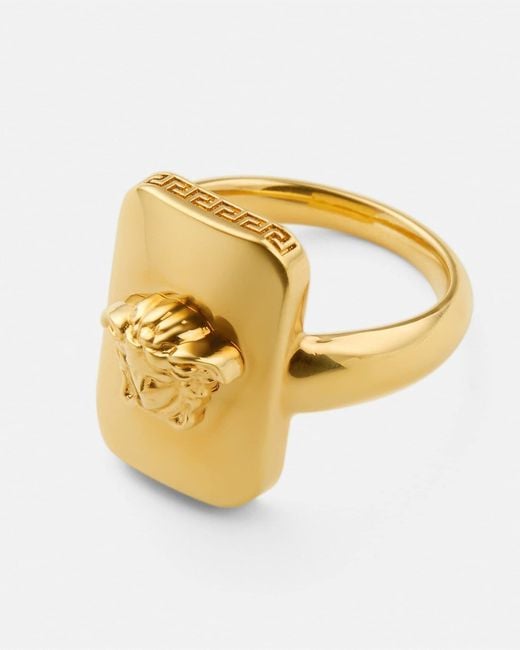 Versace Medusa Ring in Metallic für Herren