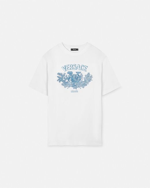 Versace Blue University Coral T-shirt for men