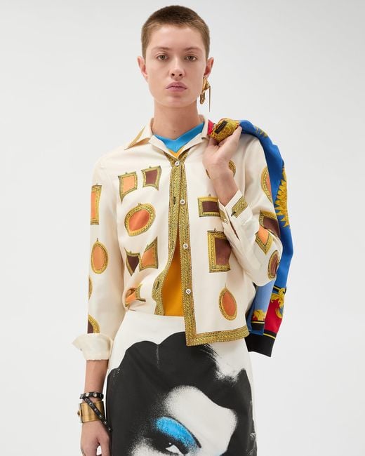 Camicia di Versace in Metallic