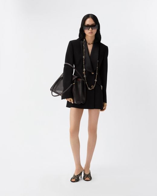 Versace Black Wool Blazer