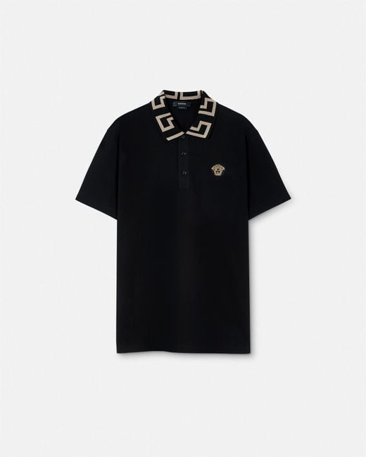 Polo Shirts Versace pour homme en coloris Black