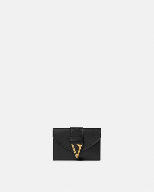 Versace White V Geldbörse Aus Leder