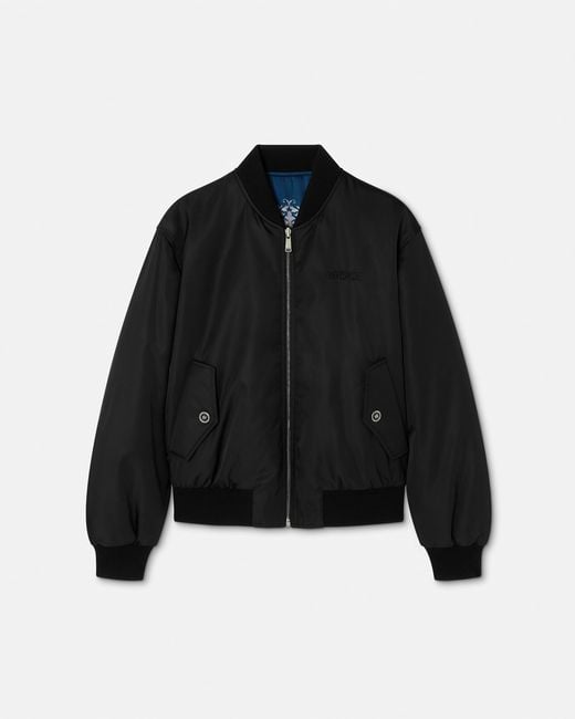 Versace Blue Nylon Sports Jacket for men
