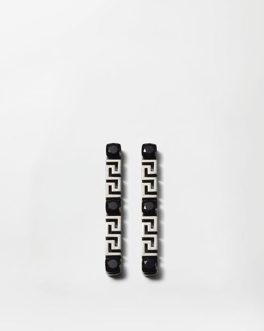 Greca Pendientes Versace de color White