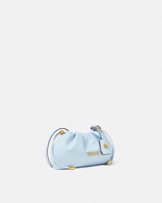 Versace Blue Tag Nappa Mini Bag