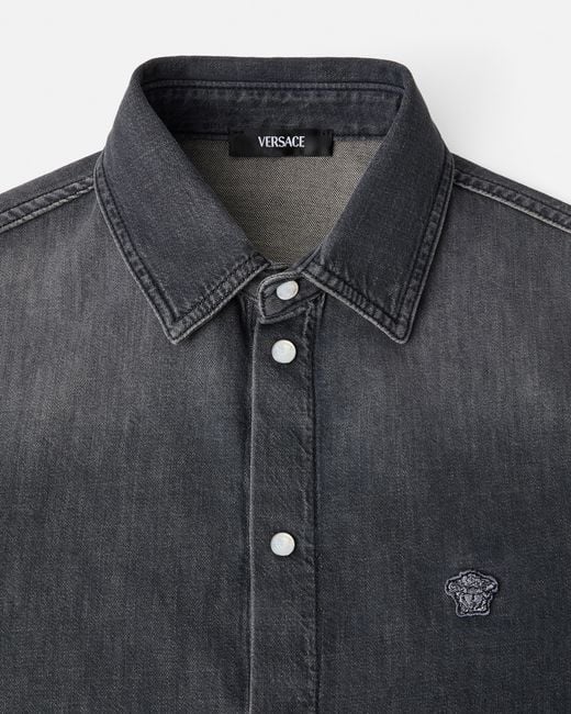 Camicia di Versace in Blue da Uomo