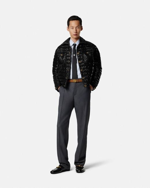 Versace Black Light Padded Jacket for men