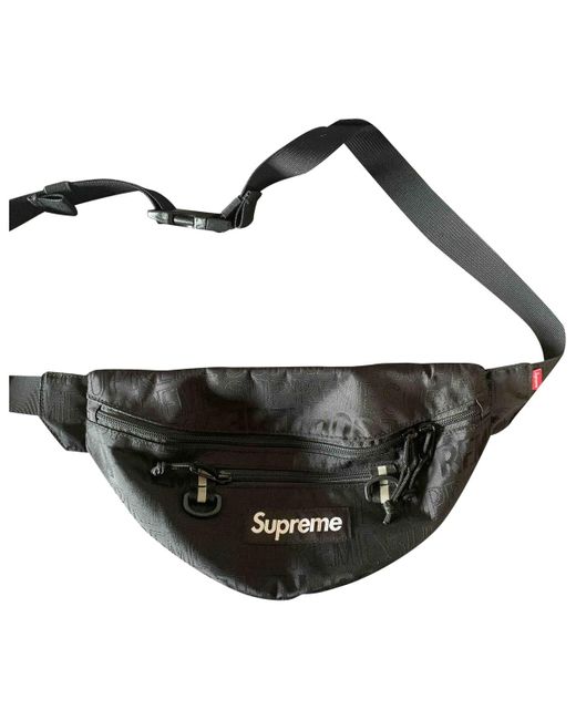 fanny pack supreme black