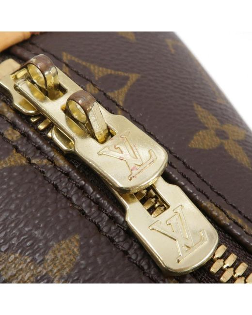 Louis Vuitton Alma Cloth Handbag in Brown - Lyst