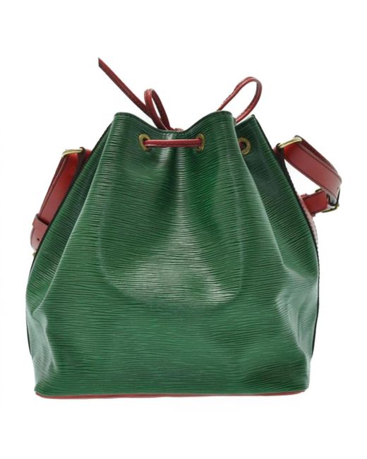 Louis Vuitton Petit Noé Trunk Leather Handbag in Red - Lyst