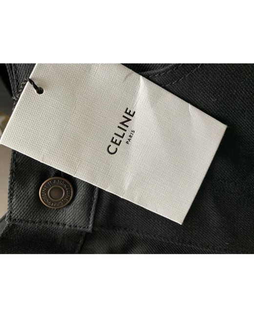 celine black jeans