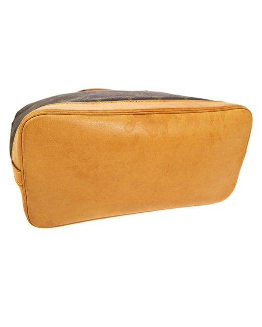 Louis Vuitton Alma Cloth Handbag in Brown - Lyst