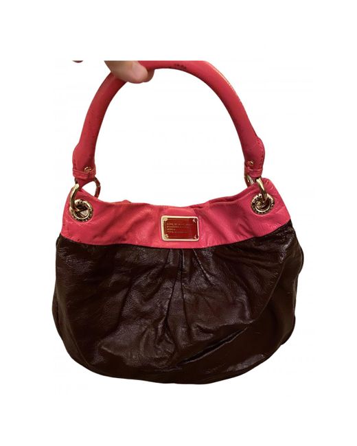 Marc By Marc Jacobs Classic Q Leather Handbag in Burgundy (Red) - Lyst