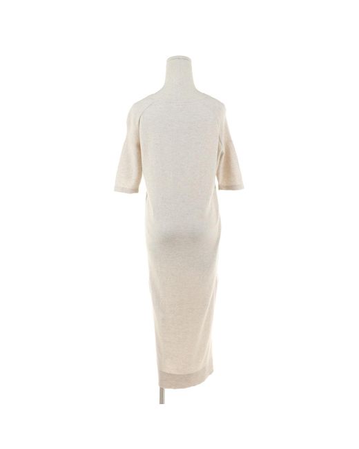 white cashmere dress