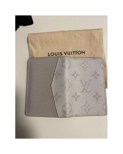 Louis Vuitton Pocket Organizer Cloth Small Bag in White for Men - Lyst