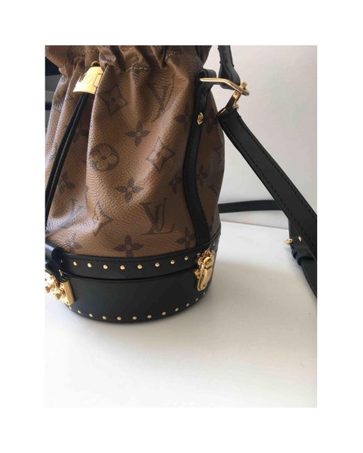Louis Vuitton Petit Noé Trunk Cloth Handbag in Brown - Lyst
