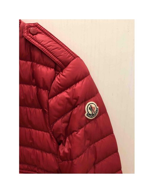 moncler red puffer