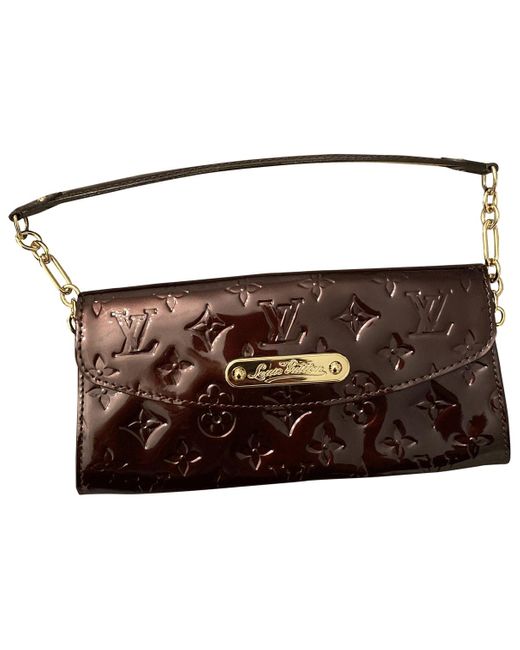 Louis Vuitton Patent Leather Mini Bag in Burgundy (Brown) - Lyst