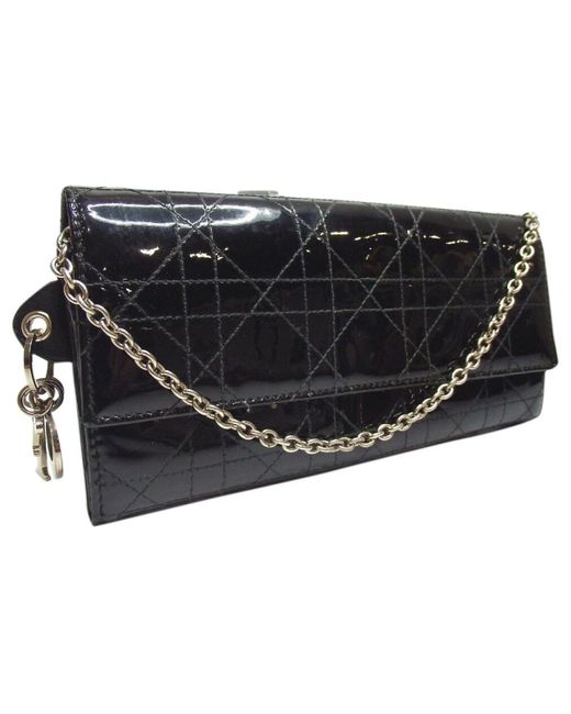 Women S Black Patent Leather Clutch Bag