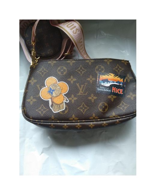 Louis Vuitton Multi Pochette Accessoires Cloth Crossbody Baguio