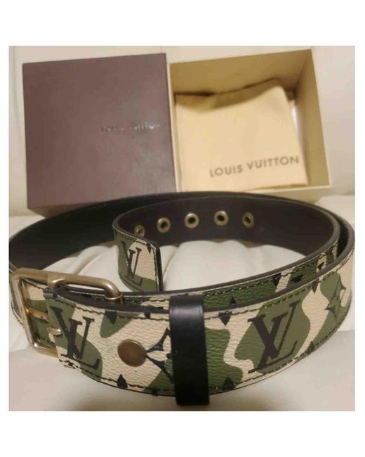 Louis Vuitton Cloth Belt for Men - Lyst