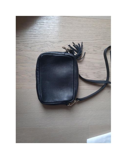 Lancaster Leather Crossbody Bag in Black - Lyst