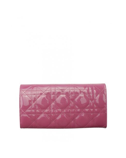 pink patent clutch