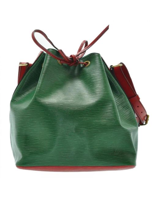 Louis Vuitton Petit Noé Trunk Leather Handbag in Red - Lyst