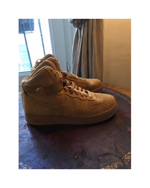 air force 1 camel suede