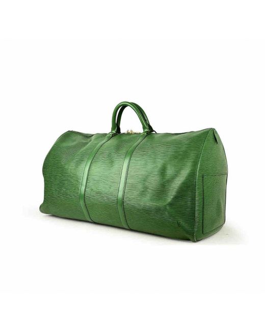 louis vuitton keepall green