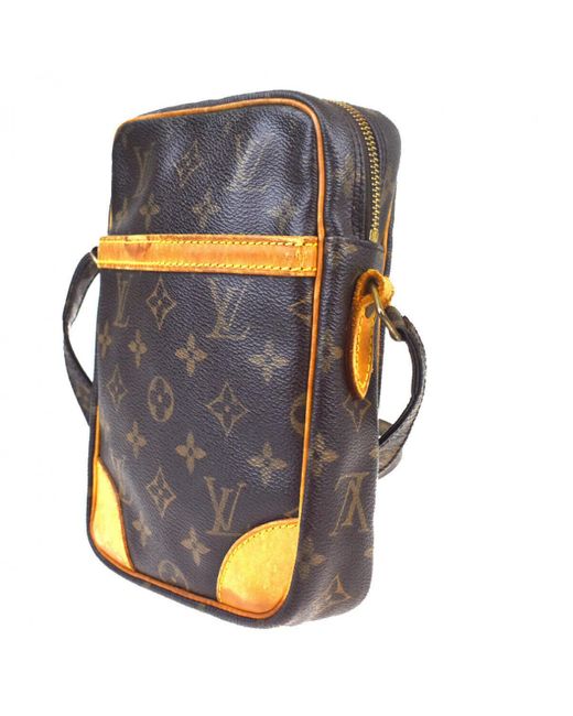 Louis Vuitton Leather Handbag in Brown - Lyst