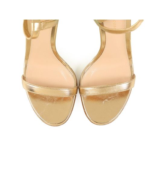gold gianvito rossi plexi