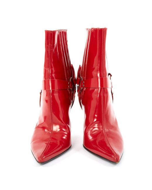dior red boots