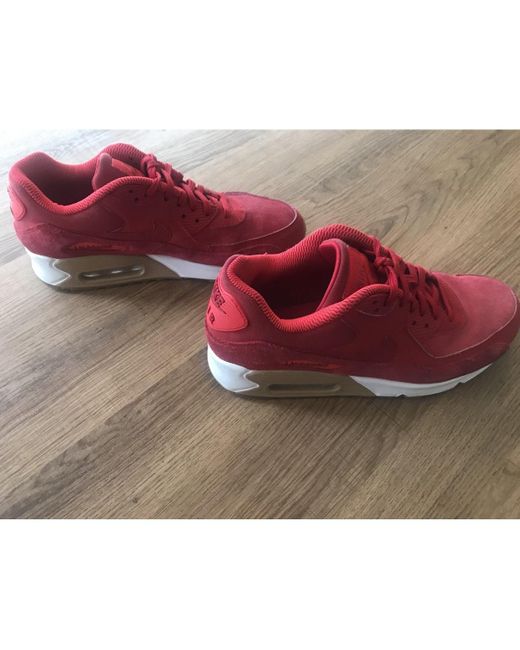 red suede air max 90