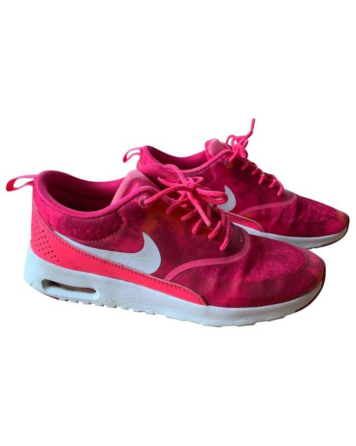 nike air max pink trainers