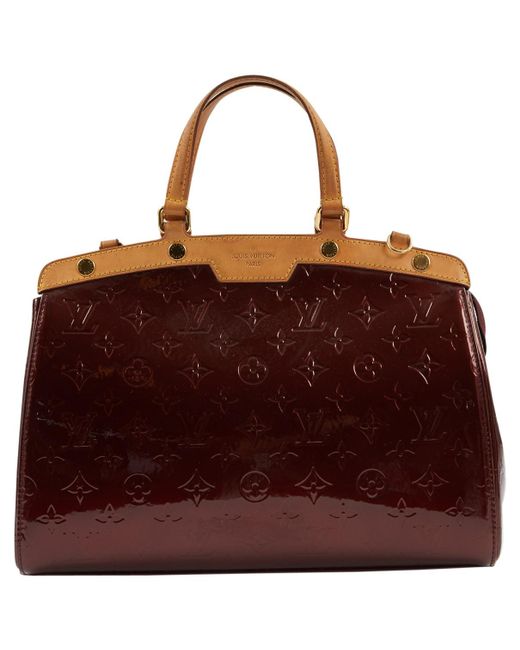 Lyst Louis Vuitton Burgundy Patent Leather Handbag Louis Vuitton Multicolor Burgundy Patent Leather Handbag Lyst