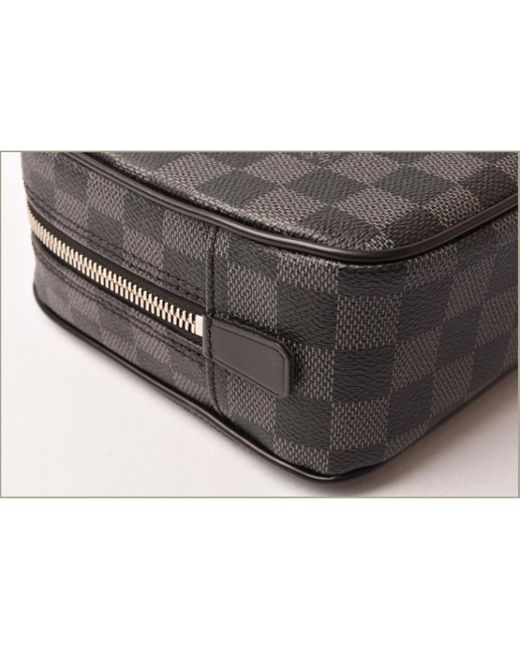 Louis Vuitton Cloth Small Bag in Anthracite (Gray) for Men - Lyst