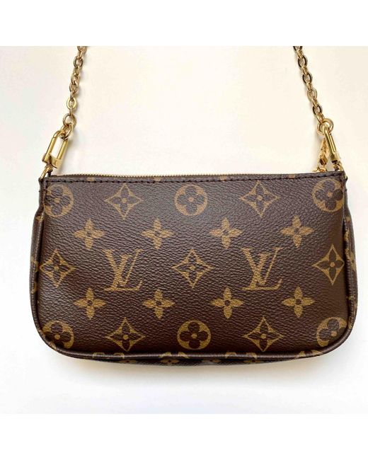 Louis Vuitton Multi Pochette Accessoires Cloth Crossbody Bag in Brown - Lyst