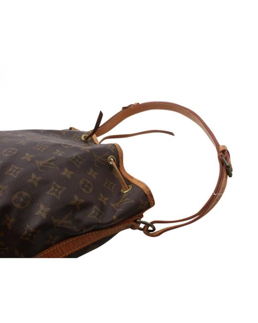 Louis Vuitton Noé Cloth Handbag in Brown - Lyst